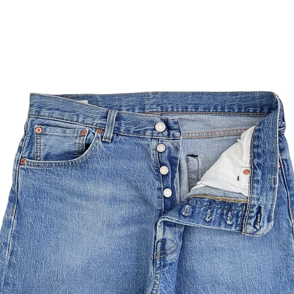 Levi's Premium 501 '93 Straight Men's Jeans 33X31 - BIG E - Distressed
